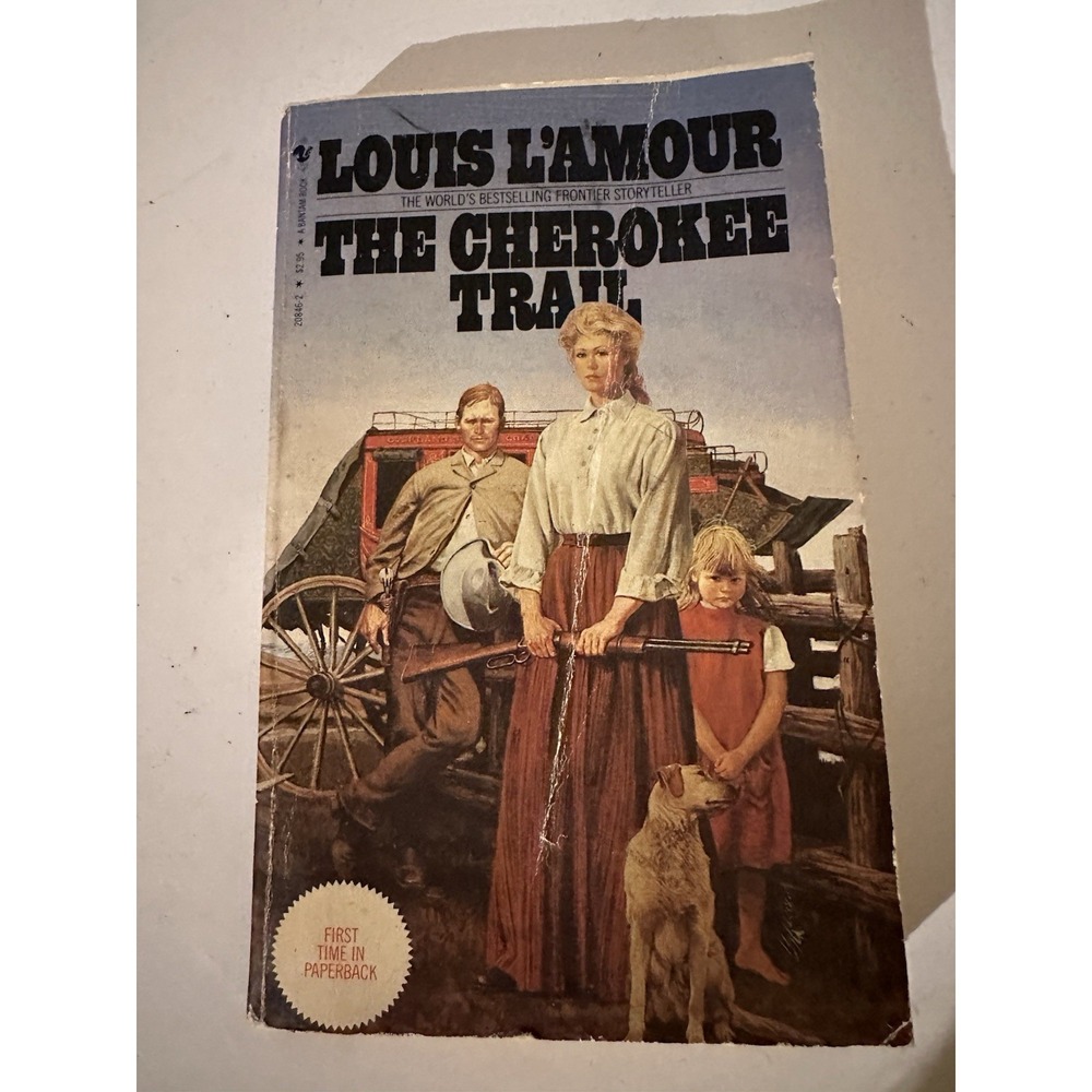 The Cherokee Trail Paperback L'Amour, Louis 1st Paperback Print 1982 GC
